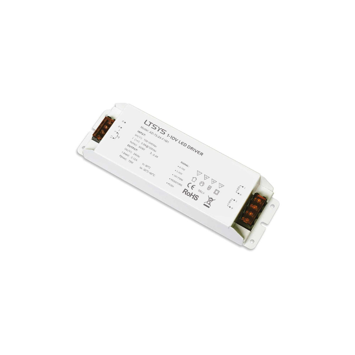 High-Performance 100W LED Strip Power Supply (1-10V Dimming)