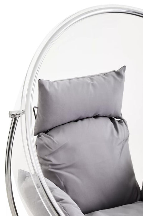 Goa Hanging Chair With Grey Cushions