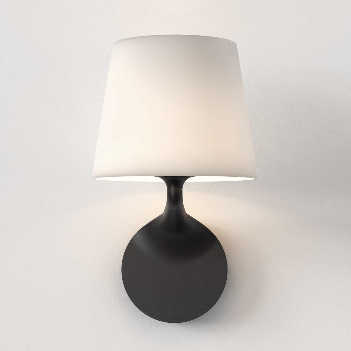 Sleek Black Wall Sconce