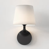 Sleek Black Wall Sconce