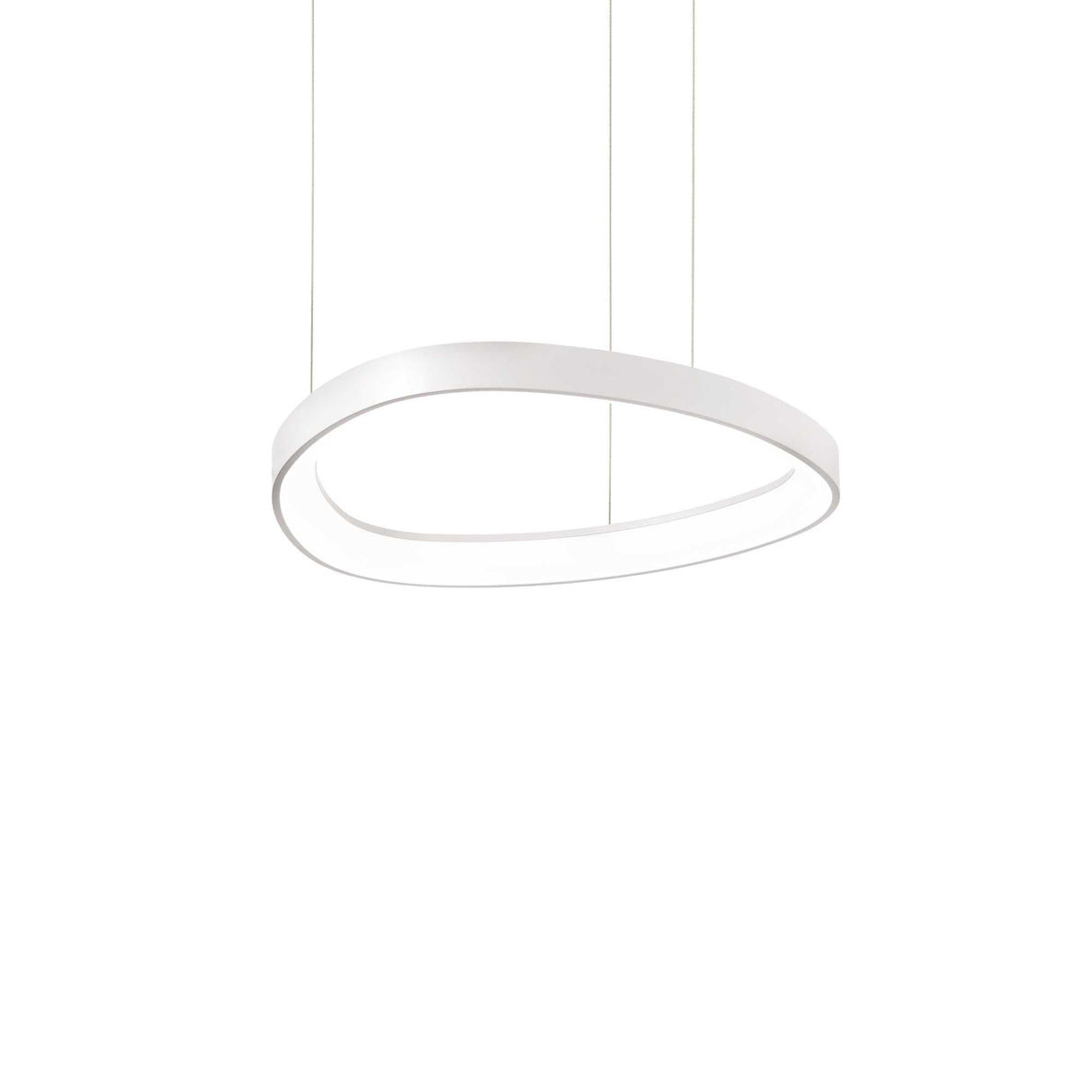 Elegant White GEMINI Pendant Light D042 with On-Off Feature