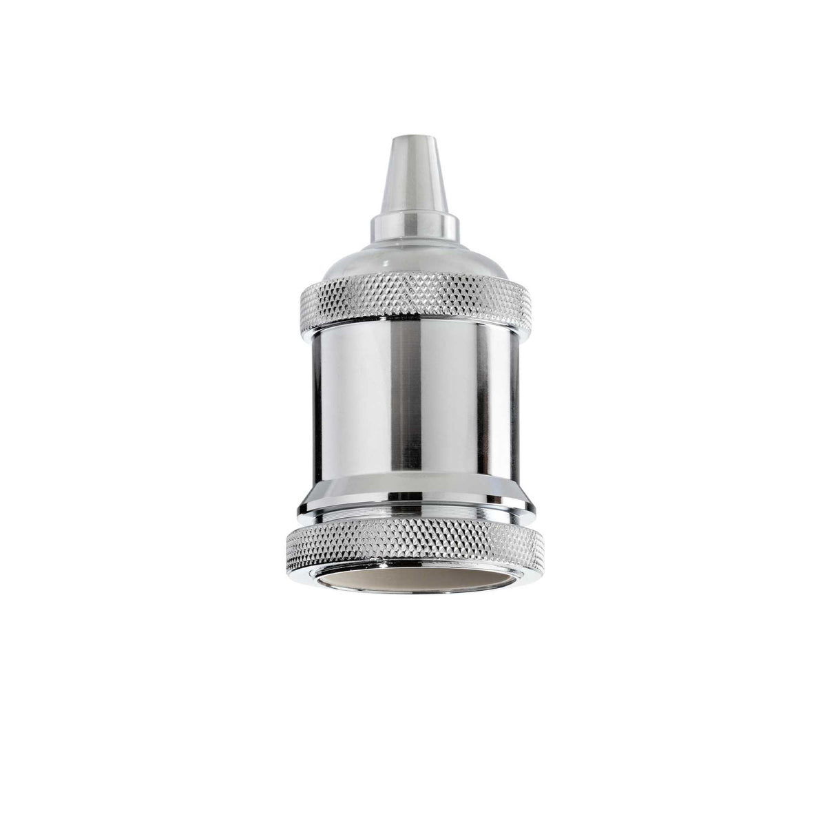 E27 Chrome Lamp Holder with Ring