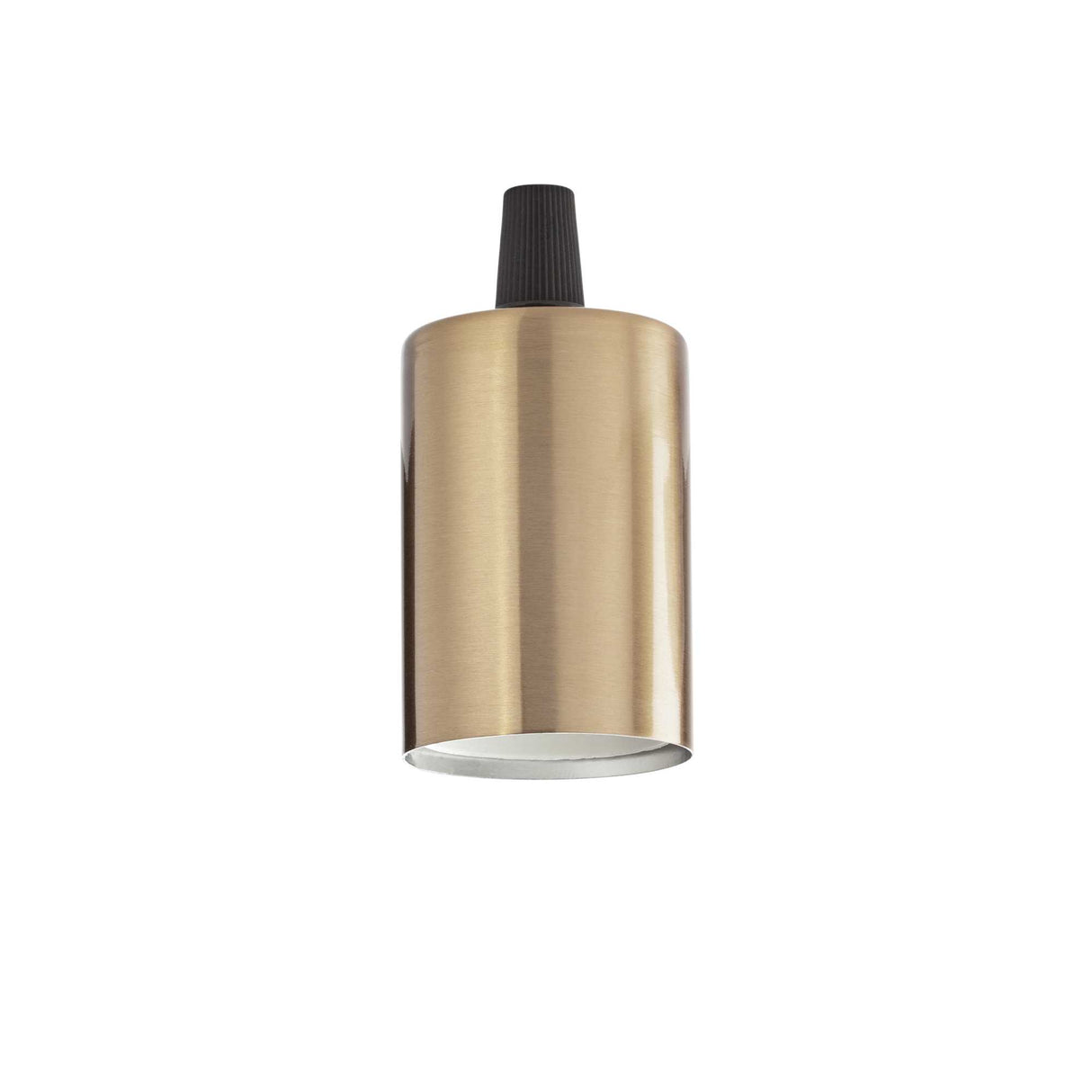 Sleek Brass E27 Light Socket