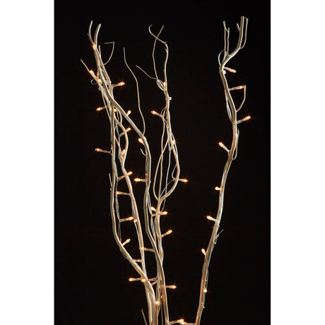 80 Interwoven Lights White Twigs