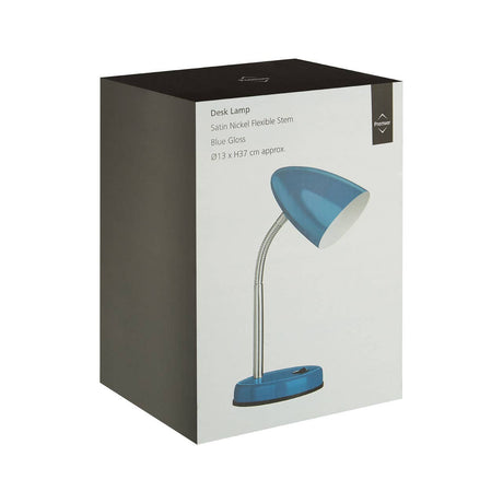 Blue Gloss Desk Lamp
