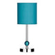 Turquoise Sphere Table Lamp
