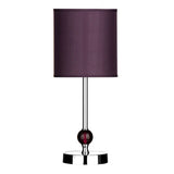 Violet Sphere Acrylic Table Lamp