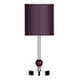 Violet Sphere Acrylic Table Lamp