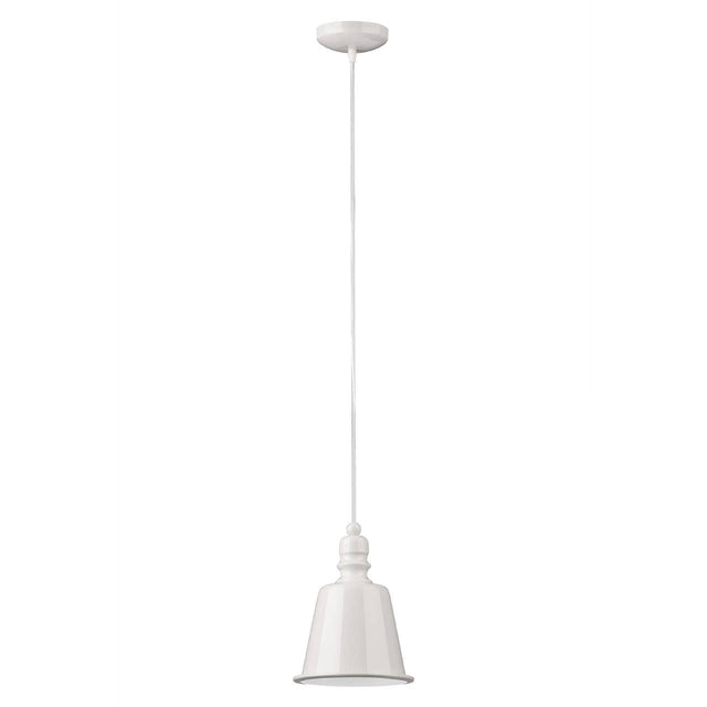 White Pagoda Pendant Light