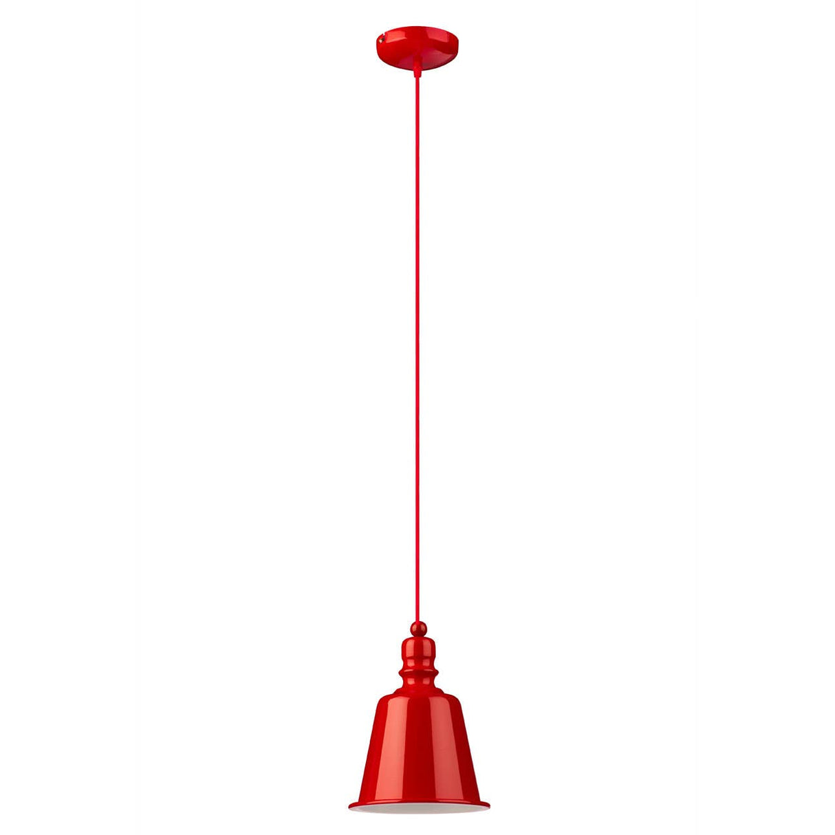 Red Pagoda Pendant Light