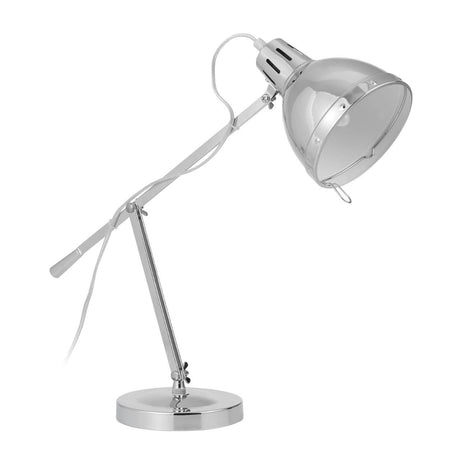 Hot Pink Shade Chrome Table Lamp