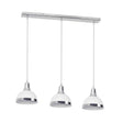 Jasper White Shade And Chrome Pendant Light