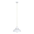Jasper White And Chrome Pendant Light