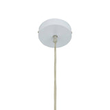 Jasper White And Chrome Pendant Light