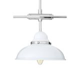 Jasper White And Chrome 3 Light Pendant Light
