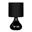 Bulbus Black Ceramic Table Lamp