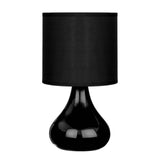 Bulbus Black Ceramic Table Lamp