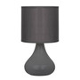 Elegant Grey Ceramic Table Lamp