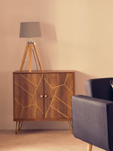 Tripod Table Lamp With Light Wood Base