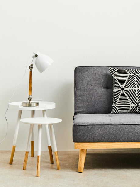 Stockholm Table Lamp With Uk Plug