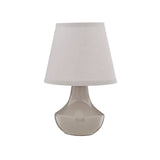 Grey Ceramic Table Lamps - Set Of 2