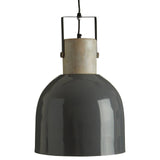 Stockholm Mild Steel And Grey Pendant Light