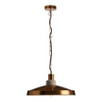 Copper Finish And Aluminium Pendant Light
