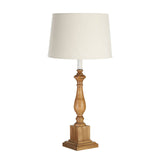 Candle Table Lamp With Square Base