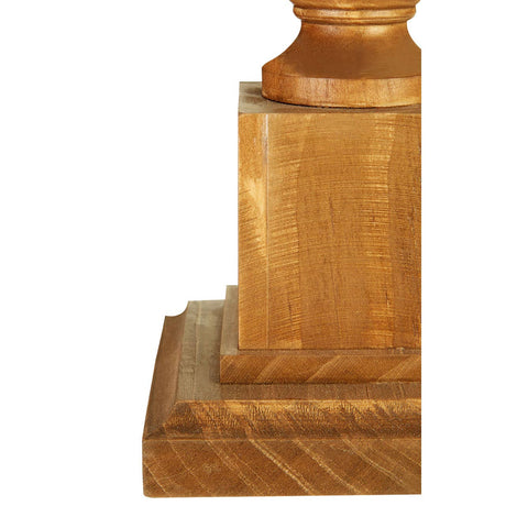 Candle Table Lamp With Square Base