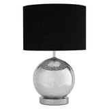 Naomi Black Linen Shade Table Lamp