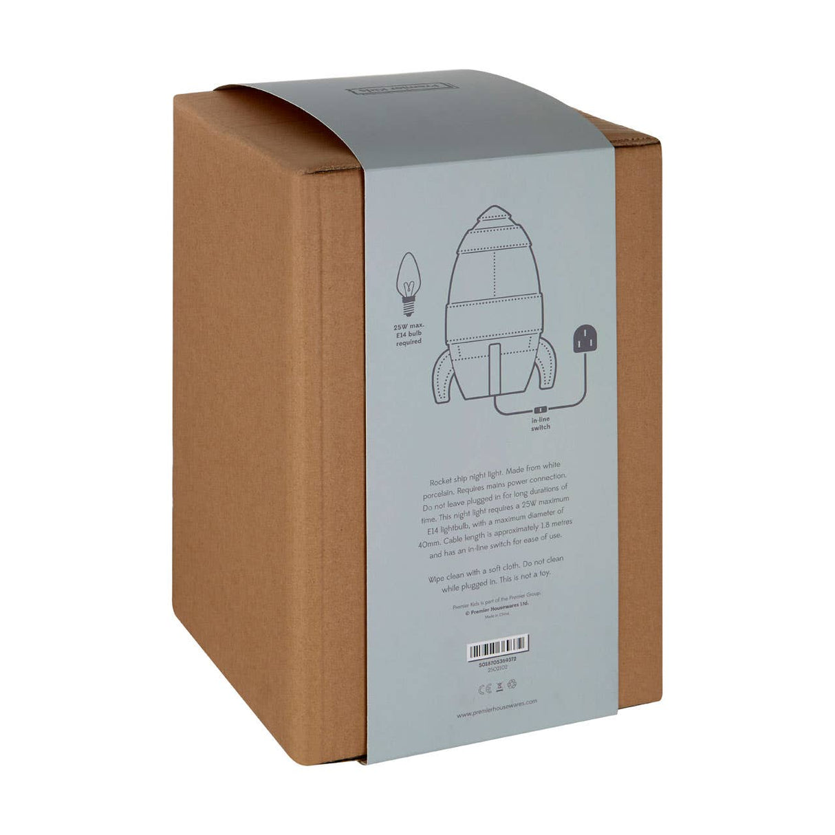 Kids Rocket Night Light