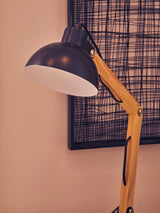 Blake Black Wood Table Lamp