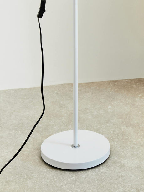 Blair White Wood / Metal Floor Lamp