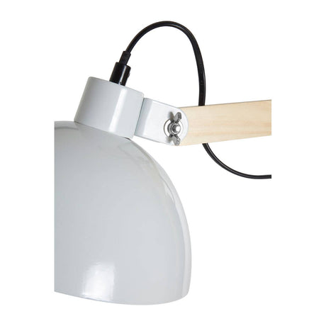 Blair White Wood / Metal Floor Lamp