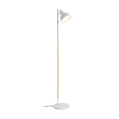 Bryant White Wood / Metal Floor Lamp