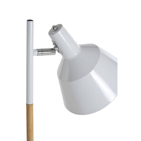 Bryant White Wood / Metal Floor Lamp
