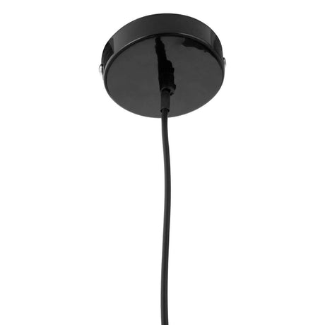 Blayne Black Metal / Wood Pendant Light