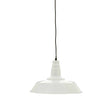 Brant White Metal Pendant Light