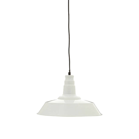 Brant White Metal Pendant Light