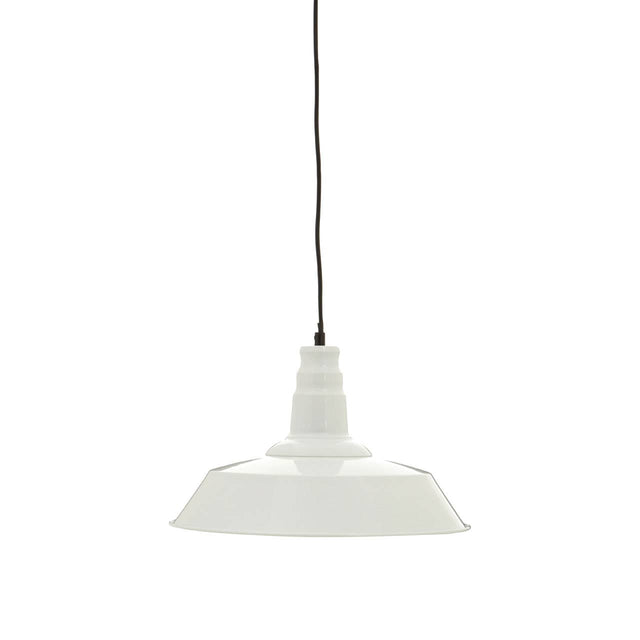 Brant White Metal Pendant Light