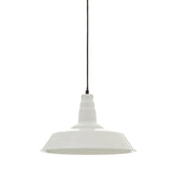 Brant White Metal Pendant Light