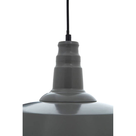 Brant Grey Metal Pendant Light