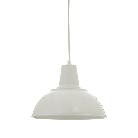 Bryen White Metal Pendant Light
