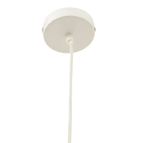 Bryen White Metal Pendant Light