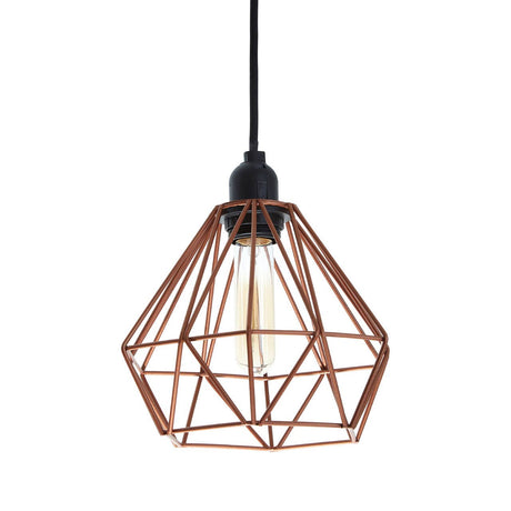 Bartol Copper Metal Wire Pendant Light