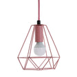 Beli Pink Metal Wire Pendant Light
