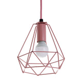 Beli Pink Metal Wire Pendant Light