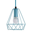 Beli Blue Metal Wire Pendant Light