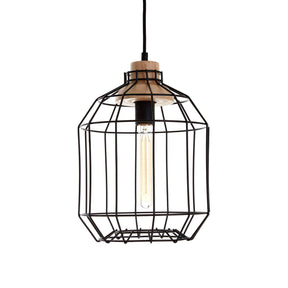 Beacan Black Metal Wire Pendant Light
