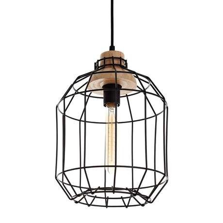 Beacan Black Metal Wire Pendant Light